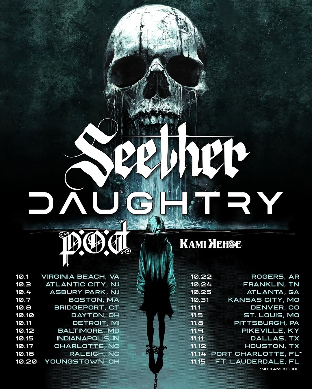Daughtry Tour Poster 2025